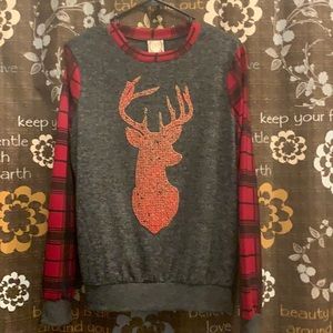 Try Self Reindeer sweater